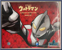 Ultraman & Red King Boxed Set from 5 Points - Ultraman manufactured by Mezco [Front]