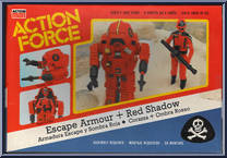 Escape Armour from Action Force - Red Shadows Accessories manufactured by Palitoy [Front]