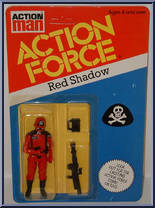 Red Shadow from Action Force - Red Shadows manufactured by Palitoy [Front]