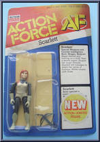 Scarlett from Action Force - AF manufactured by Palitoy [Front]