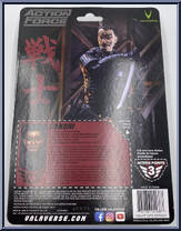 Senshi (Night Ops) from Action Force - Series 5 manufactured by Valaverse [Back]