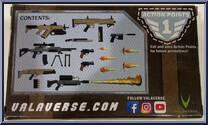 Weapons Pack India from Action Force - Series 5 manufactured by Valaverse [Back]
