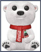 Coca-Cola Polar Bear (Flocked) from Ad Icons - Pop! Vinyl Figures manufactured by Funko [Loose]