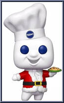 Pillsbury Doughboy (Christmas) from Ad Icons - Pop! Vinyl Figures manufactured by Funko [Loose]