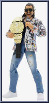 Kenny Omega from AEW - Unmatched - Series  5 manufactured by Jazwares [Loose]