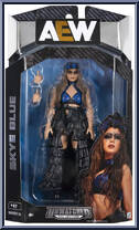 Skye Blue from AEW - Unmatched - Series 11 manufactured by Jazwares [Front]