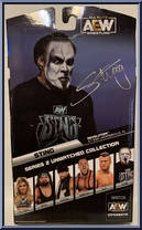 Sting (Luminaries Collection) from AEW - Unmatched - Series  2 manufactured by Jazwares [Back]