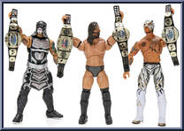 Death Triangle 3-Pack (Vault) from AEW - Unrivaled - Exclusives manufactured by Jazwares [Loose]