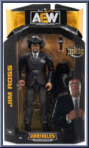 Jim Ross from AEW - Unrivaled - Exclusives manufactured by Jazwares [Front]