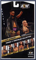 Kip Sabian from AEW - Unrivaled - Series 11 manufactured by Jazwares [Back]