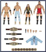 MJF / Orange Cassidy / Thunder Rosa / Wardlow from AEW - Unrivaled - Exclusives manufactured by Jazwares [Loose]