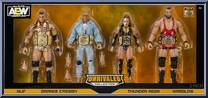 MJF / Orange Cassidy / Thunder Rosa / Wardlow from AEW - Unrivaled - Exclusives manufactured by Jazwares [Front]