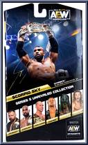 Scorpio Sky from AEW - Unrivaled - Series  5 manufactured by Jazwares [Back]