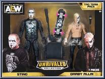 Sting / Darby Allin from AEW - Unrivaled - Tag Team Packs manufactured by Jazwares [Front]