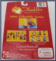 Genie 4-Pack from Aladdin - TV Series - Mini manufactured by Mattel [Back]