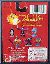 Genie (Fish) from Aladdin - TV Series - Collectible Figures manufactured by Mattel [Back]
