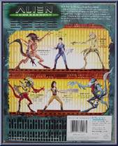 Aqua Alien from Alien Resurrection - Basic Series manufactured by Kenner [Back]