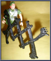 O'Malley vs Queen Face Hugger from Aliens - Aliens vs. Marine manufactured by Kenner [O''Malley]