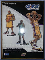 Kobe Bryant (Yellow Jersey) from All-Star Vinyl - NBA manufactured by Upper Deck [Back]