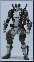 Deadpool (X-Force) (Verson 2.0) from Amazing Yamaguchi Revoltech - Marvel manufactured by Kaiyodo [Loose]