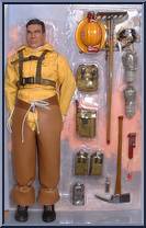 Brushcrew Firefighter from America's Finest - Deluxe Boxed Figures manufactured by 21st Century Toys [Front]