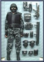 SWAT Subdued Urban Camo from America's Finest - Deluxe Boxed Figures manufactured by 21st Century Toys [Front]