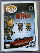 Yellow Jacket (Glows in the Dark) from Ant-Man - Pop! Vinyl Figures manufactured by Funko [Back]