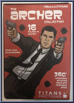 Director Krieger from Archer - Blind Boxed manufactured by Titan Merchandise [Back]