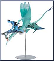 Jake Skully & Banshee from Avatar - The Way of Water (McFarlane) - MegaFig manufactured by McFarlane Toys [Loose]