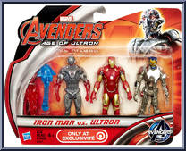 Iron Man vs Ultron from Avengers - Age of Ultron - Exclusives manufactured by Hasbro [Front]