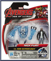 Nick Fury vs Sub-Ultron 007 from Avengers - Age of Ultron - 2.5" Sub-Ultron Packs manufactured by Hasbro [Front]