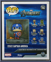 Captain America (Deluxe) from Avengers - Avengers Assemble Pop! manufactured by Funko [Back]