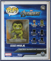 Hulk (Deluxe) from Avengers - Avengers Assemble Pop! manufactured by Funko [Back]