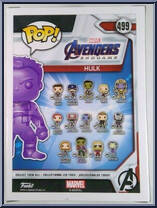 Hulk (Gauntlet) (Purple Chrome) from Avengers - Avengers Endgame Pop! manufactured by Funko [Back]