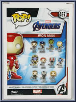 Iron Man (Mark 85) from Avengers - Avengers Pop! manufactured by Funko [Back]