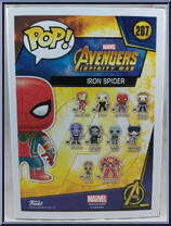Iron Spider (Chrome) (Special Edition) from Avengers - Avengers Infinity War Pop! manufactured by Funko [Back]