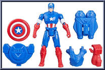 Captain America (Battle Gear) from Avengers - Epic Hero Series manufactured by Hasbro [Loose]