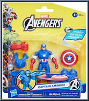 Captain America (Battle Gear) from Avengers - Epic Hero Series manufactured by Hasbro [Front]