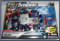 Goliath Assault Tank (with Captain America) from Avengers - Comic Series manufactured by Hasbro [Front]