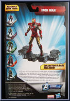 Iron Man from Avengers - Movie Series - Wal-Mart manufactured by Hasbro [Back]