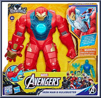 Iron Man & Hulkbuster from Avengers - Epic World of Action manufactured by Hasbro [Front]