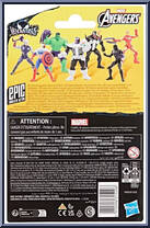 Venomized Thanos from Avengers - Epic World of Action manufactured by Hasbro [Back]