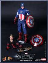 Captain America from Avengers - The Avengers manufactured by Hot Toys [Loose]