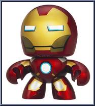 Iron Man from Avengers - Mighty Muggs - Basic Series manufactured by Hasbro [Loose]