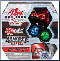 Pyrus Nillious Ultra / Ventus Pegatrix / Aquos Dragonoid from Bakugan - Armored Alliance - Starter Sets manufactured by Spinmaster [Front]