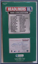 Nomar Garciaparra from Baseball Headliners - 1999 Season - XL manufactured by Corinthian [Back]