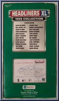 Nomar Garciaparra from Baseball Headliners - 1999 Season - XL manufactured by Corinthian [Back]