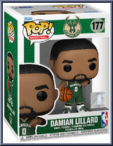 Damian Lillard (Green Jersey) (Bucks) from Basketball - Pop! Vinyl Figures manufactured by Funko [Front]
