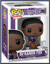 De'Aaron Fox (2024 City Edition Uniform) (Kings) from Basketball - Pop! Vinyl Figures manufactured by Funko [Front]