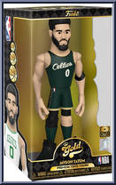 Jayson Tatum (Celtics) (Green Jersey) from Basketball - Vinyl Gold - 12" Scale manufactured by Funko [Front]
